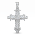 Diamond White Gold Cross Pendant