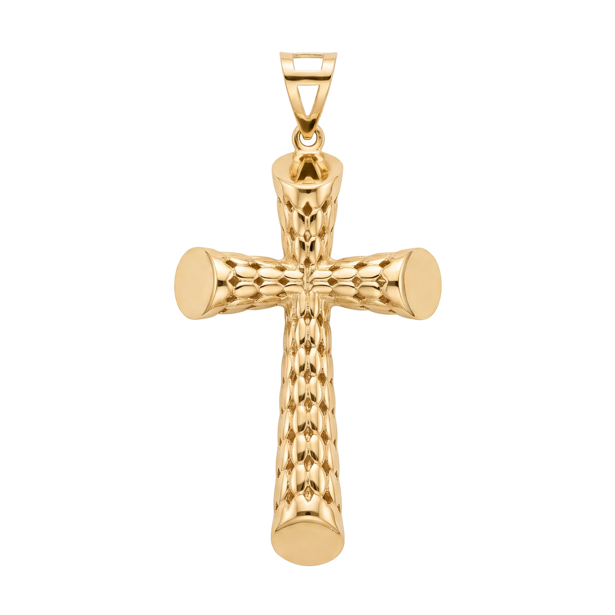 18K Yellow Gold Cross Pendant