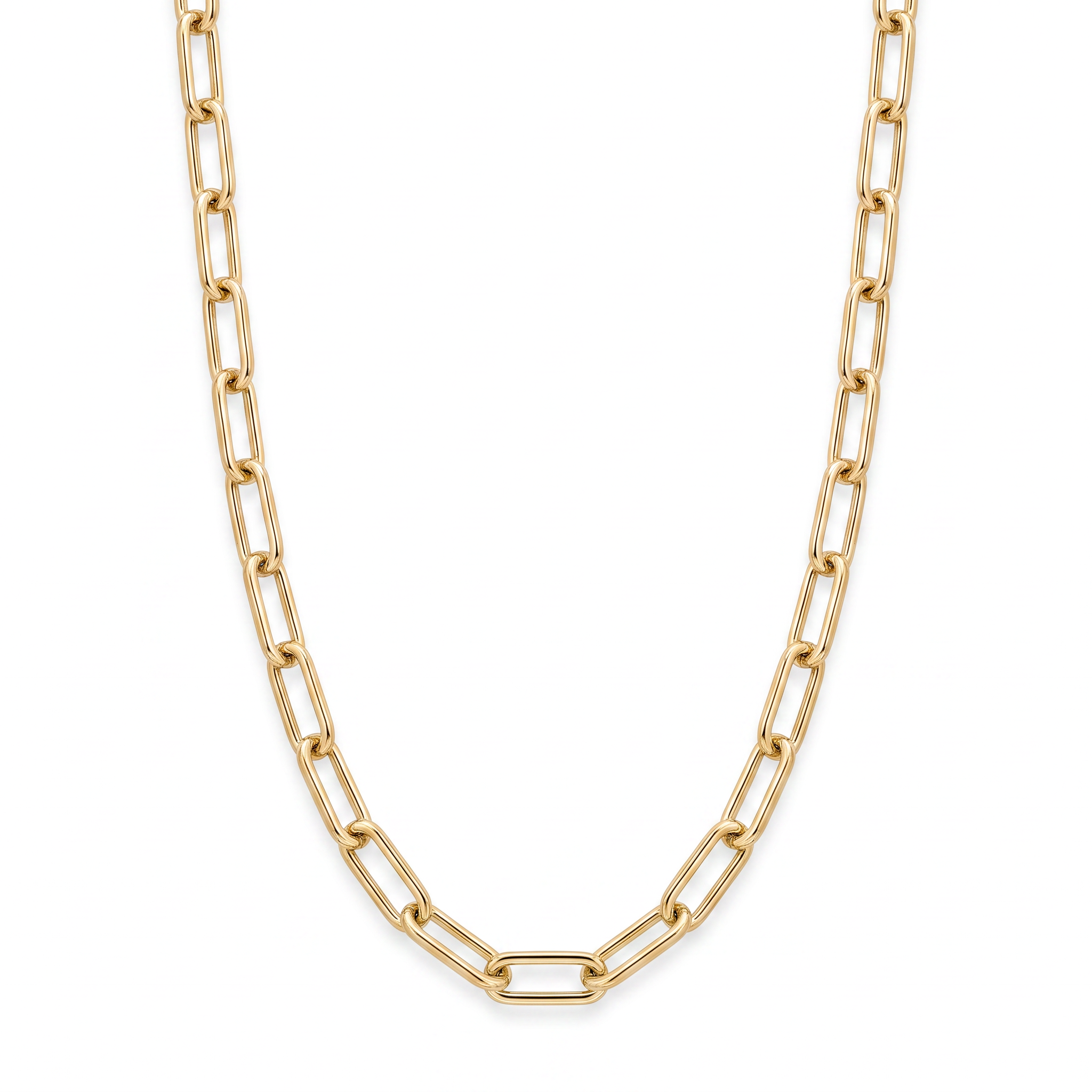 18K Yellow Gold Chain Necklace