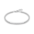 Diamond White Gold Bangle Bracelet