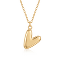 18K Yellow Gold Letter V Chain Necklace