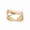 18K Multicolor Gold Ring