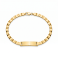 18K Yellow Gold Baby Plaque Bracelet