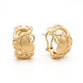 18K Yellow Gold Hoop Earring