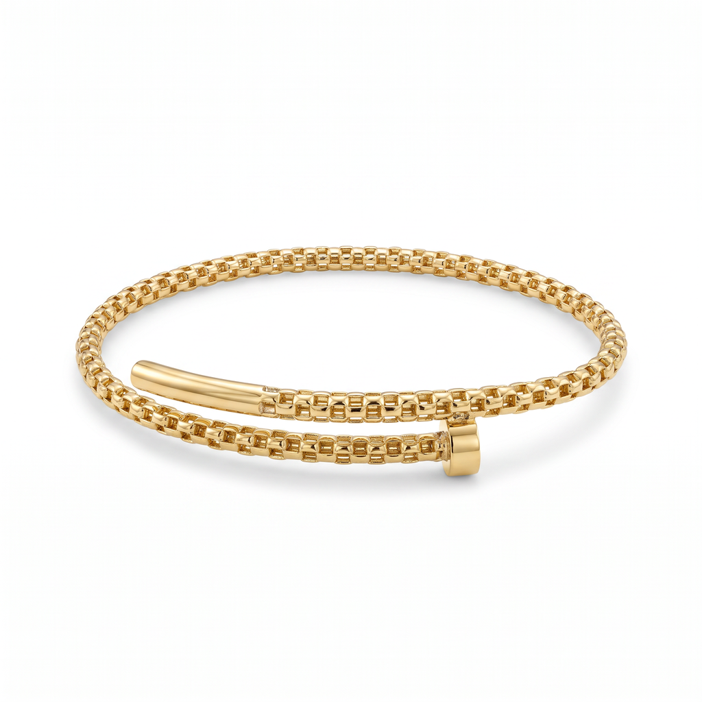 18K Yellow Gold Cuff Bracelet