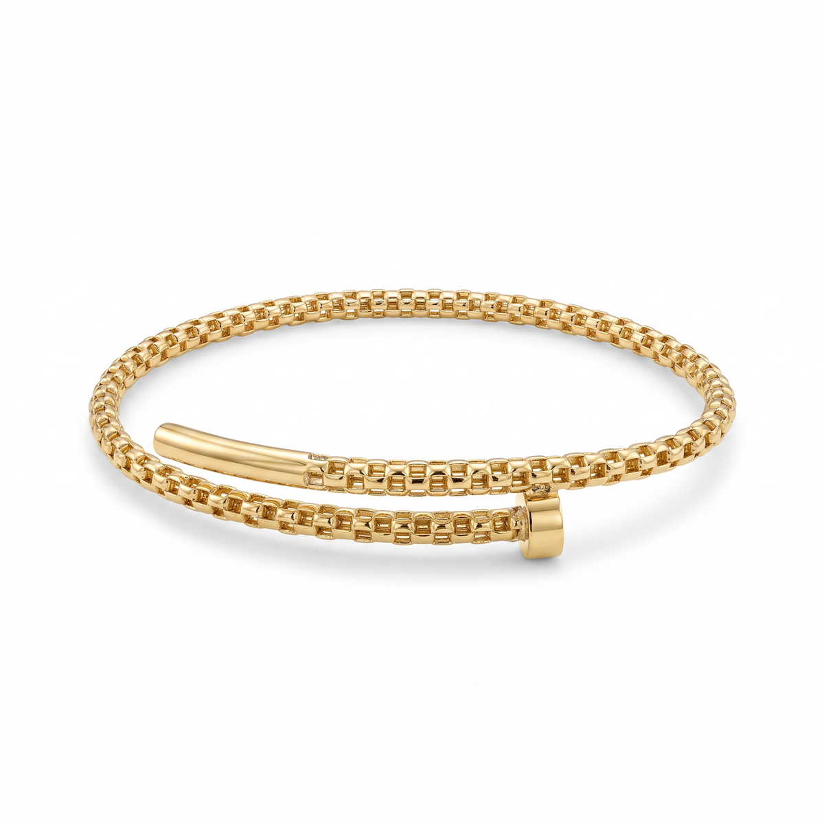 18K Yellow Gold Cuff Bracelet