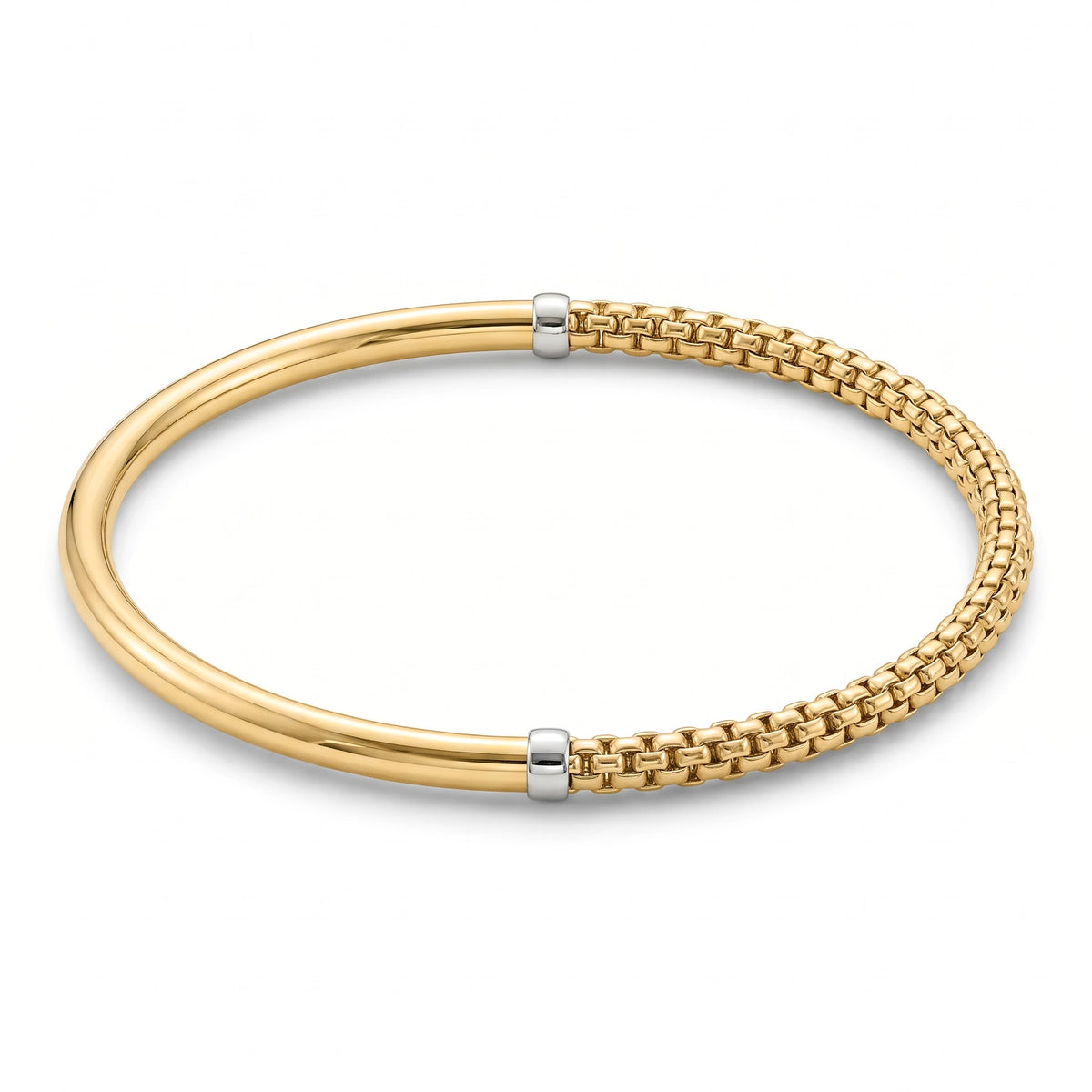 18K Gold Bangle Bracelet