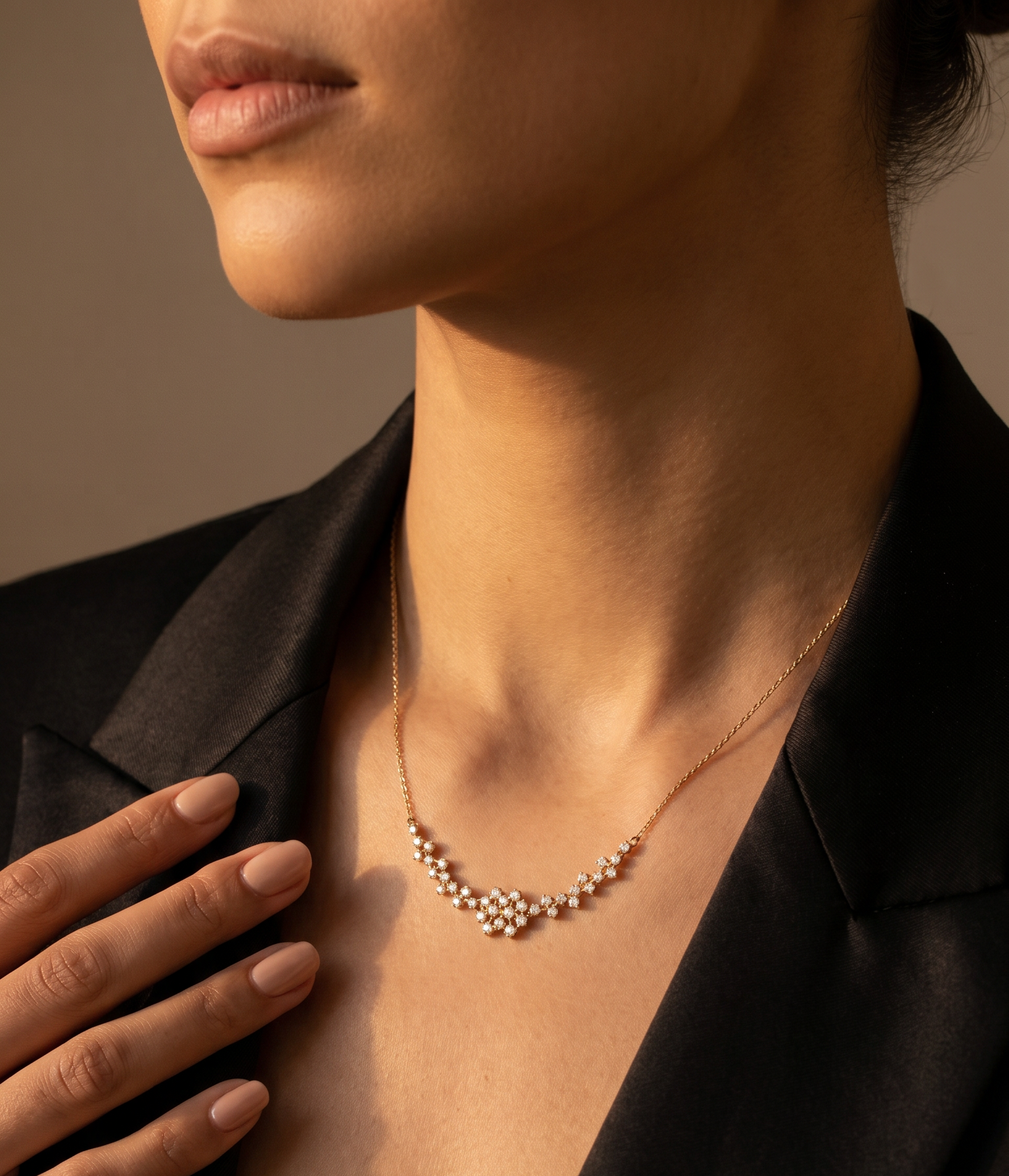 Diamond Yellow Gold Necklace