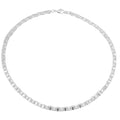 Men 18K White Gold Chain Necklace