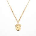 18K Yellow Gold Childrens Chain Necklace