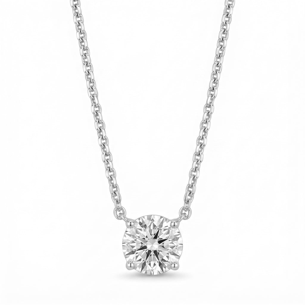 Diamond White Gold Necklace