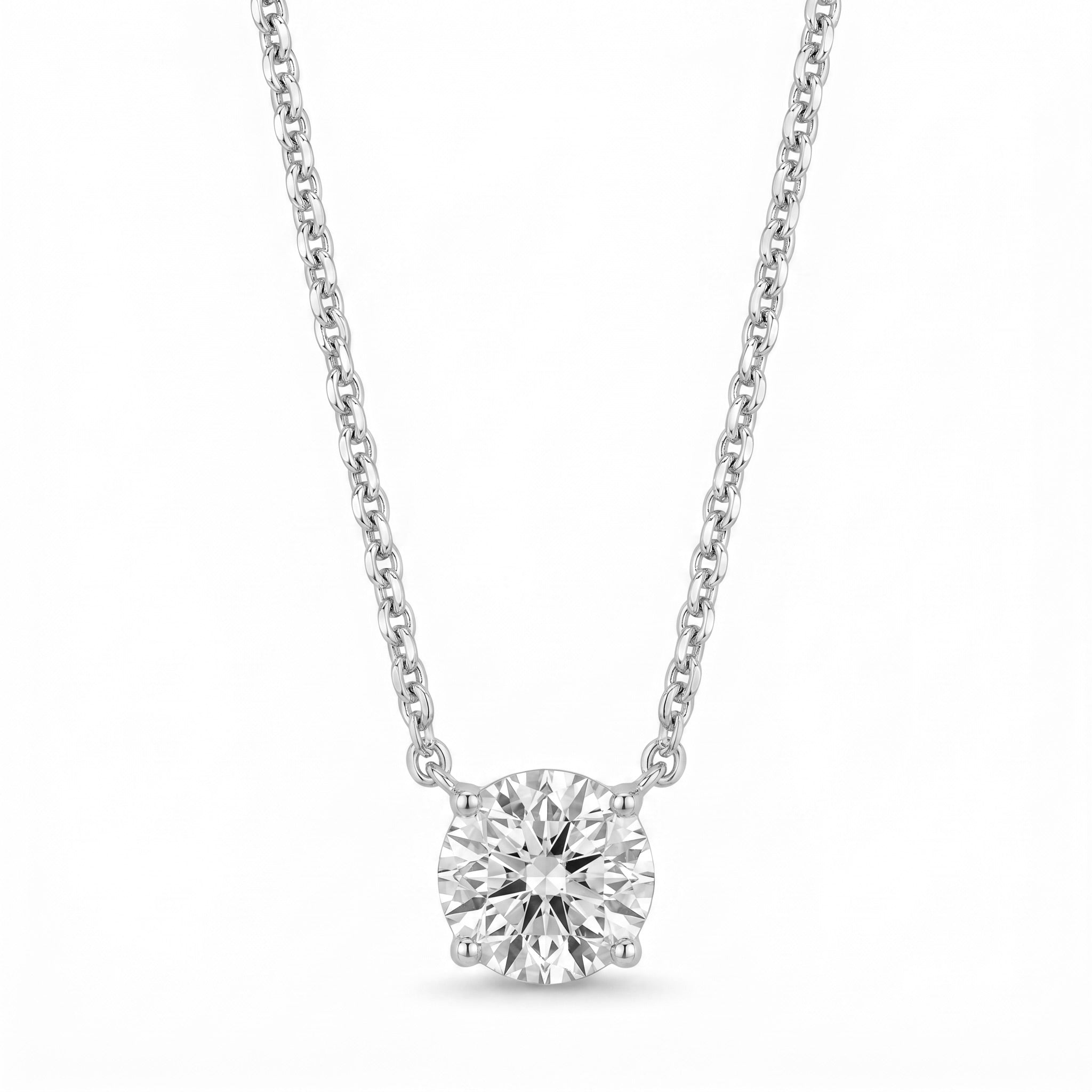 Diamond White Gold Necklace