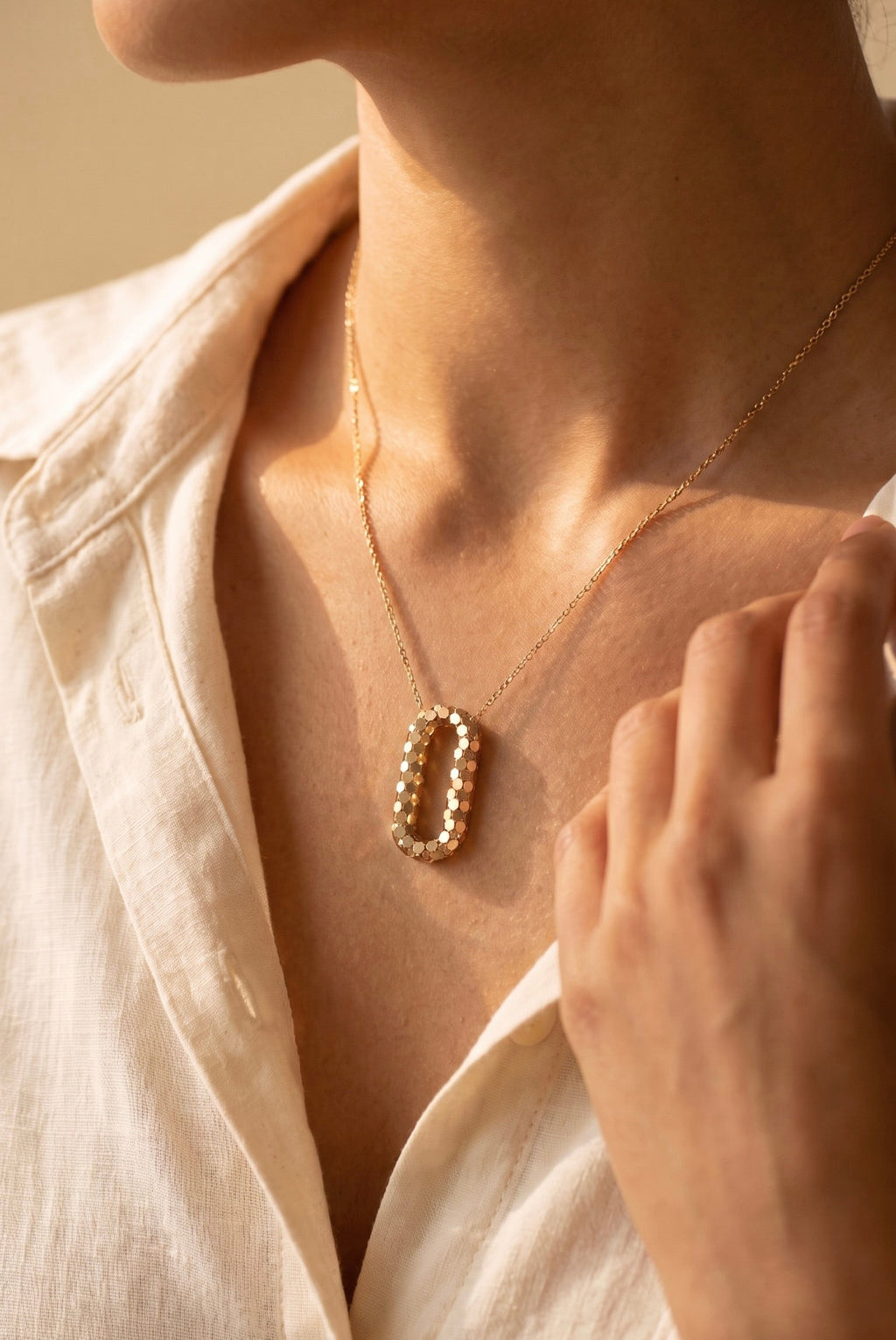 18K Yellow Gold Chain Necklace