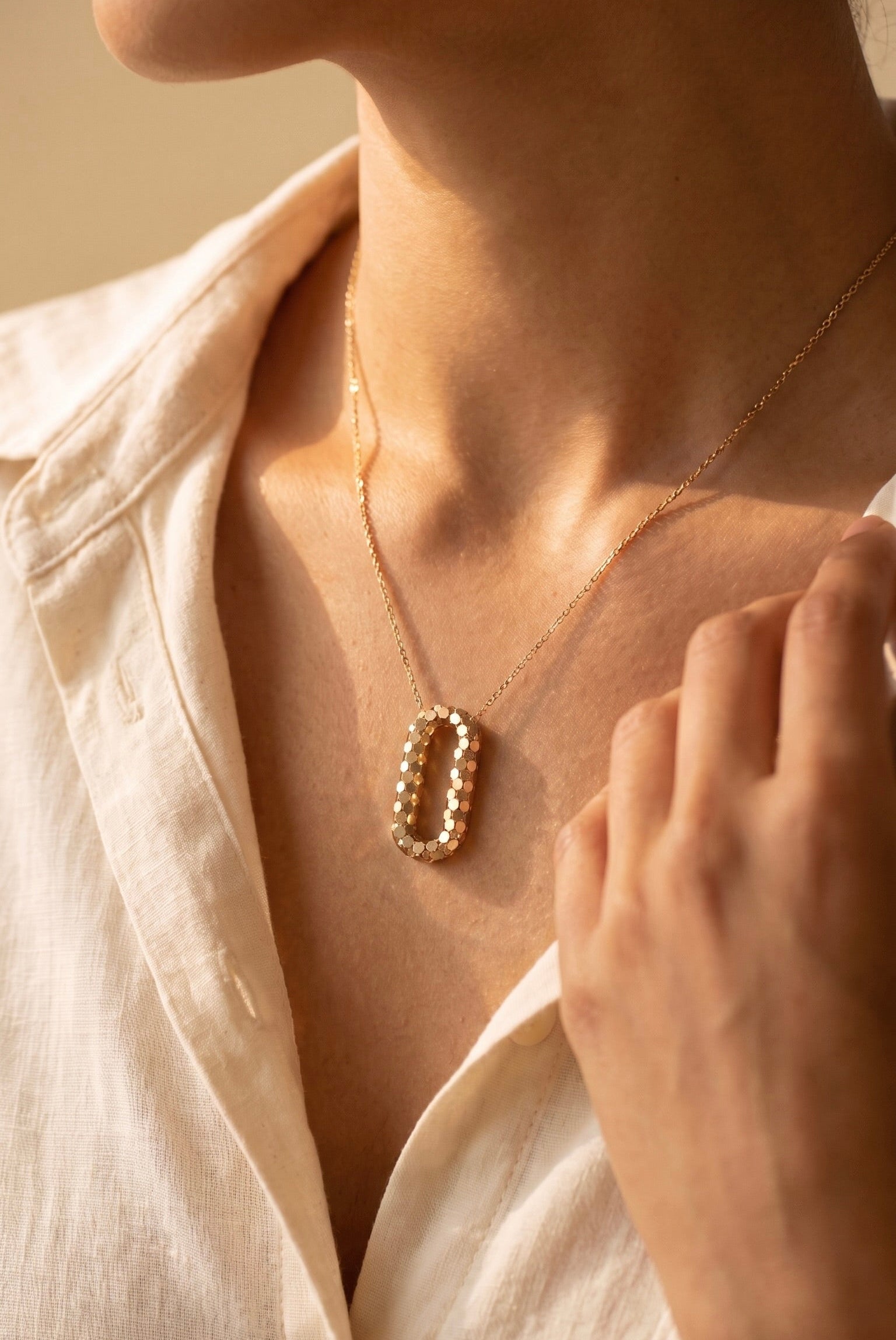 18K Yellow Gold Chain Necklace