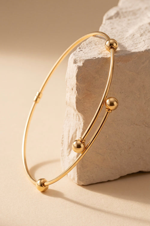18K Gold Baby Cuff Bracelet