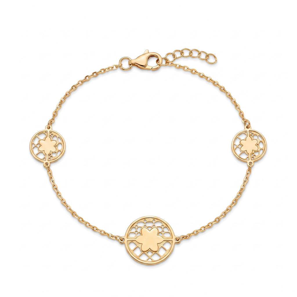 18K Yellow Gold Chain Bracelet