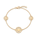 18K Yellow Gold Chain Bracelet