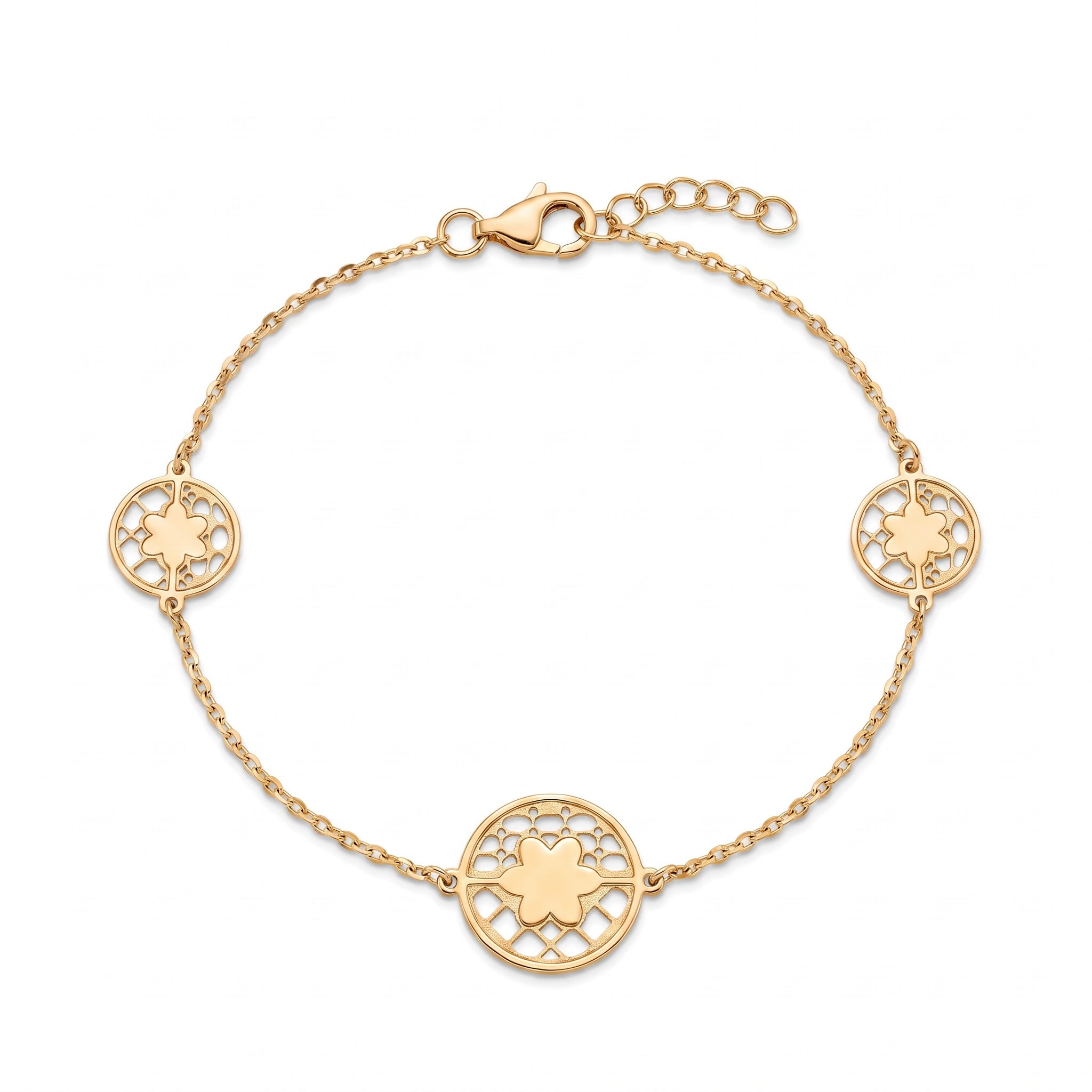 18K Yellow Gold Chain Bracelet