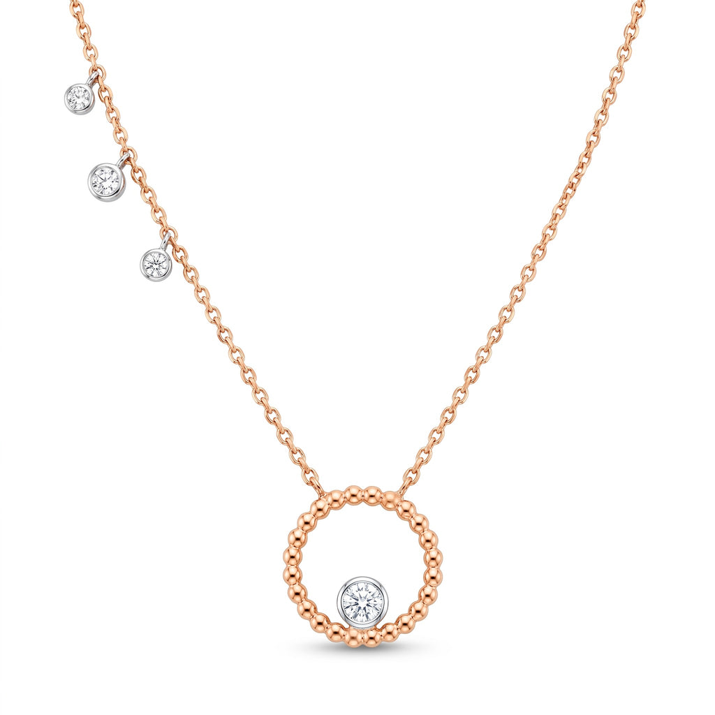 Diamond Two Tone Gold Necklace