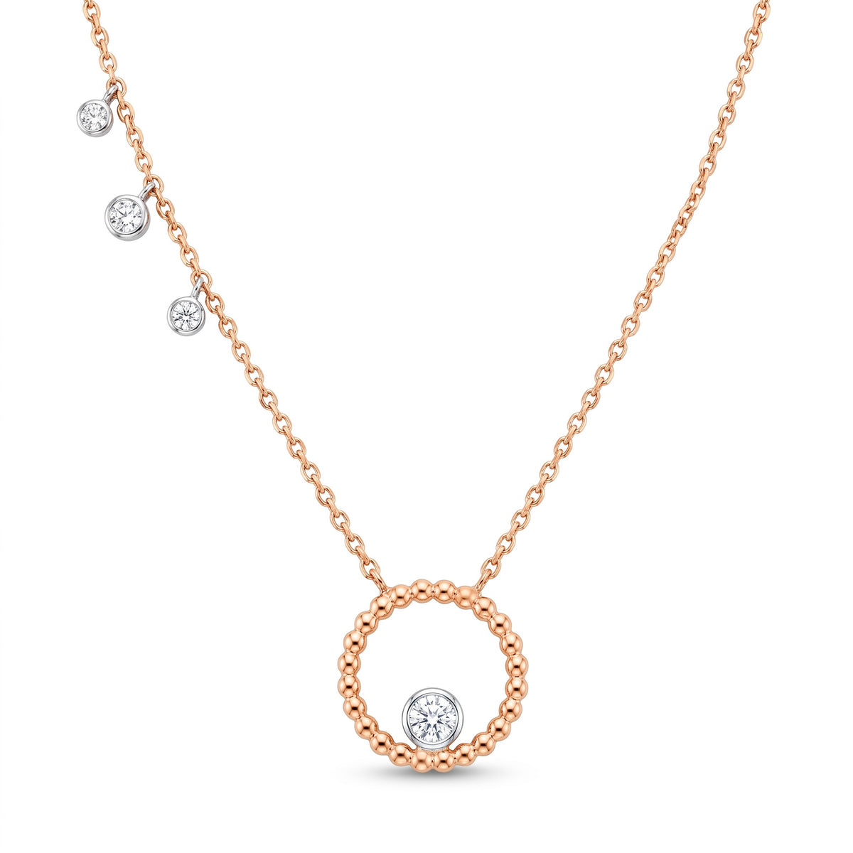 Diamond Two Tone Gold Necklace