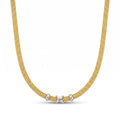 18K Two Tone Gold Necklace