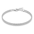 18K White Gold Bangle Bracelet