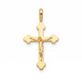 18K Yellow Gold Crucifix Pendant