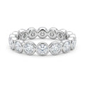Diamond White Gold Bezel Eternity Band