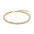 18K Yellow Gold Bead Bangle Bracelet