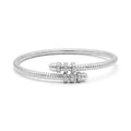Diamond White Gold Cuff Bracelet