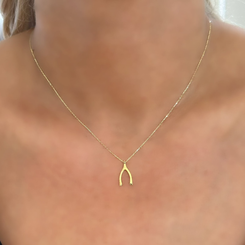 18K Gold Charm Chain Necklace