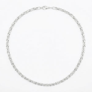 18K White Gold Chain Necklace