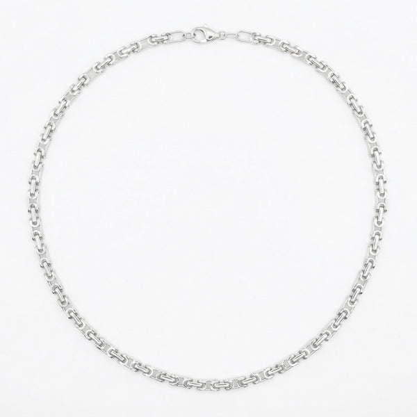 18K White Gold Chain Necklace