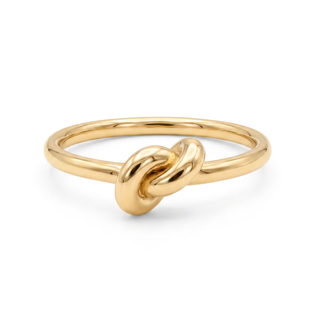 18K Yellow Gold Knot Ring