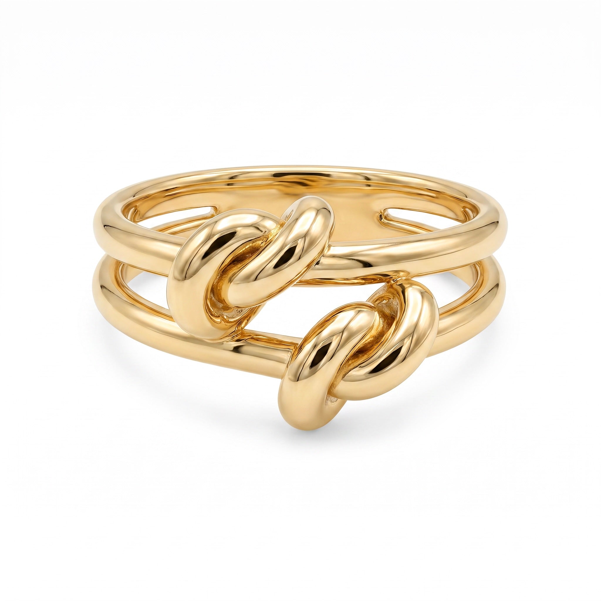 18K Yellow Gold Knot Ring