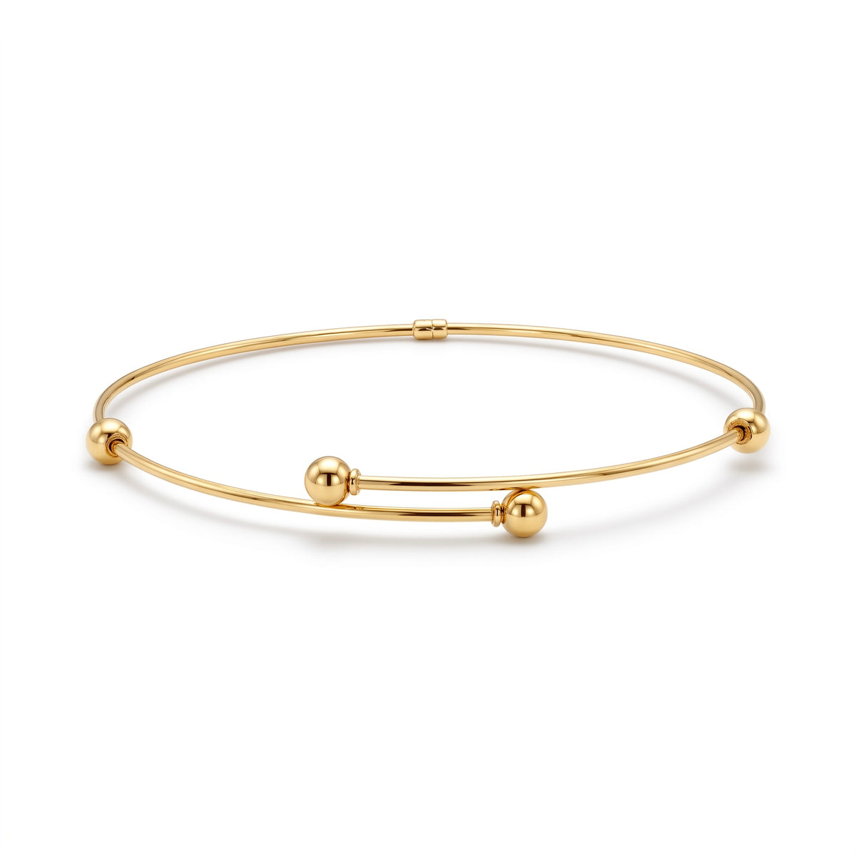 18K Gold Baby Cuff Bracelet