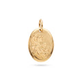 18K Yellow Gold Pendant St. Mary Icon