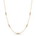 18K Two Tone Gold Necklace