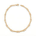 Men 18K Yellow Gold Chain Bracelet