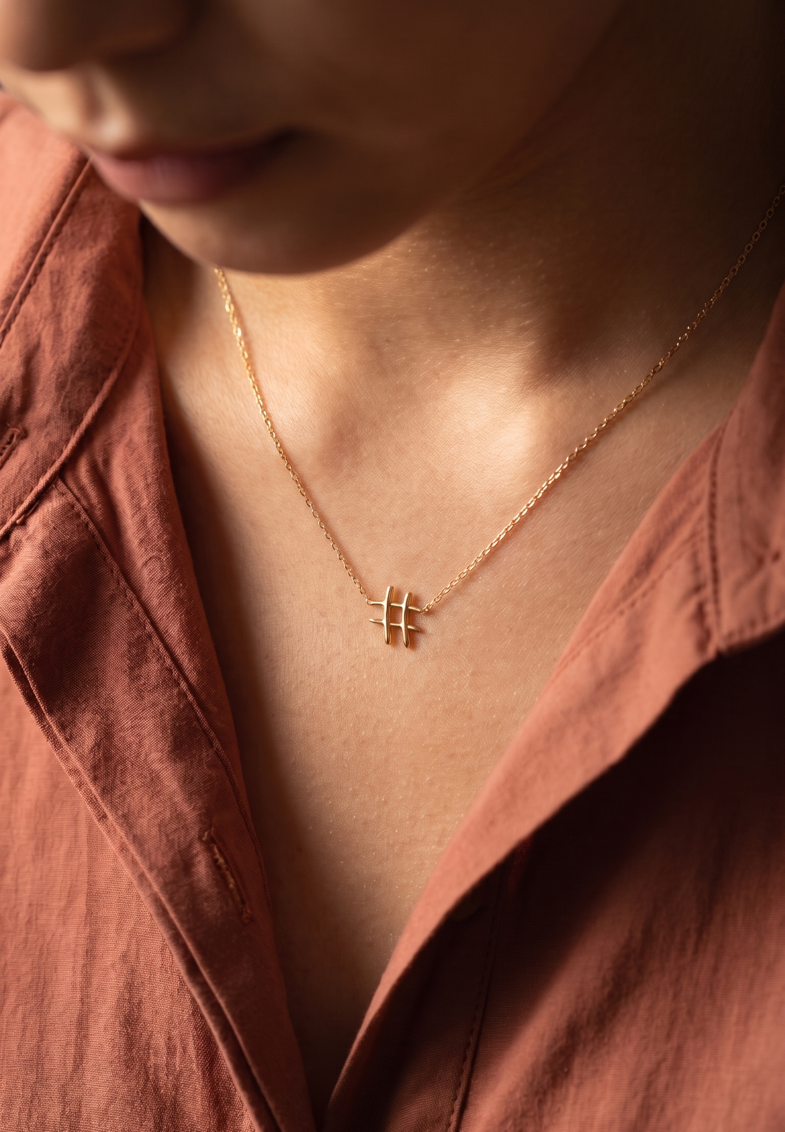 18K Yellow Gold Chain Necklace