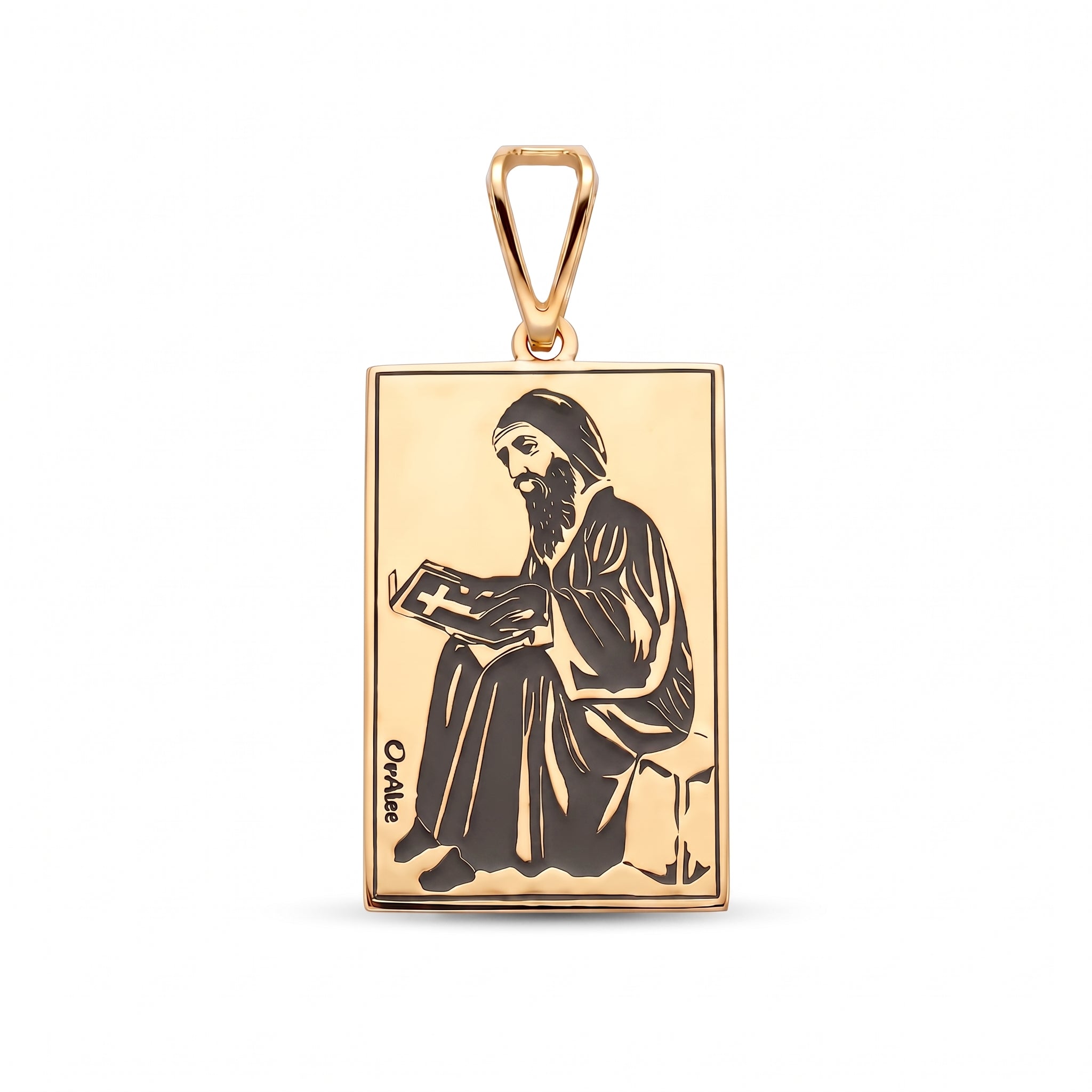 18K Yellow Gold Icon Pendant