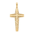 18K Yellow Gold Cross Pendant