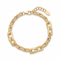 18K Yellow Gold Chain Bracelet