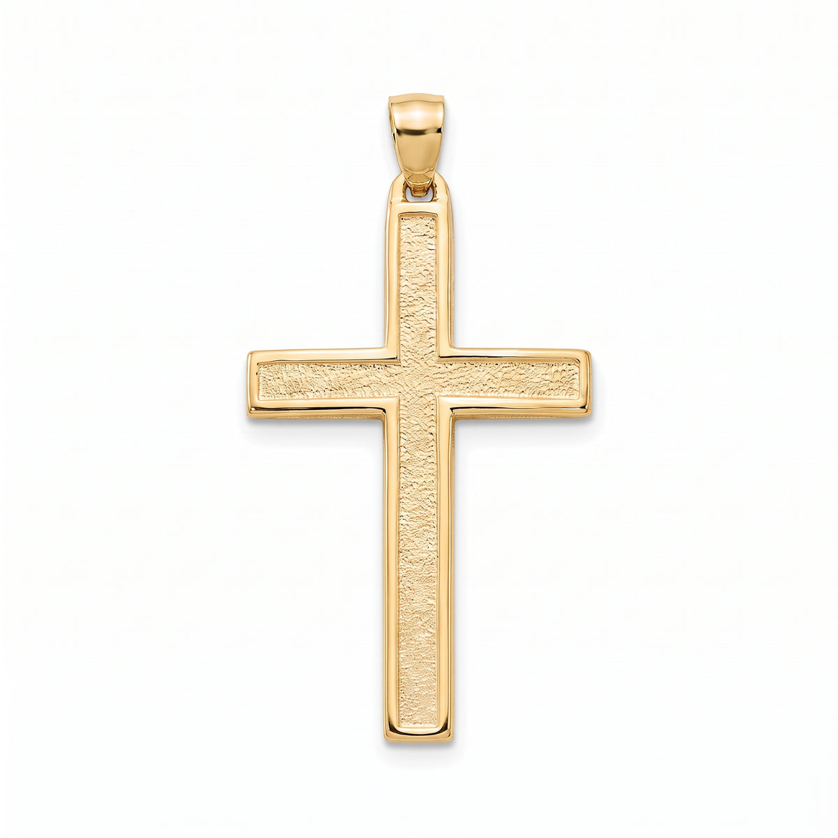 18K Yellow Gold Cross Pendant