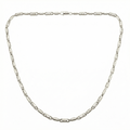 Men 18K White Gold Chain Necklace