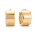 18K Yellow Gold Circle Hoop Earring