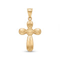 18K Yellow Gold Cross Pendant