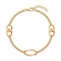 18K Yellow Gold Chain Bracelet