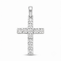 Diamond White Gold Cross Pendant