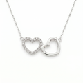 Diamond White Gold Heart Necklace